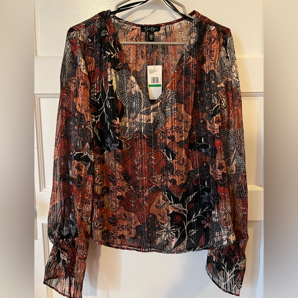 Fall Print Top